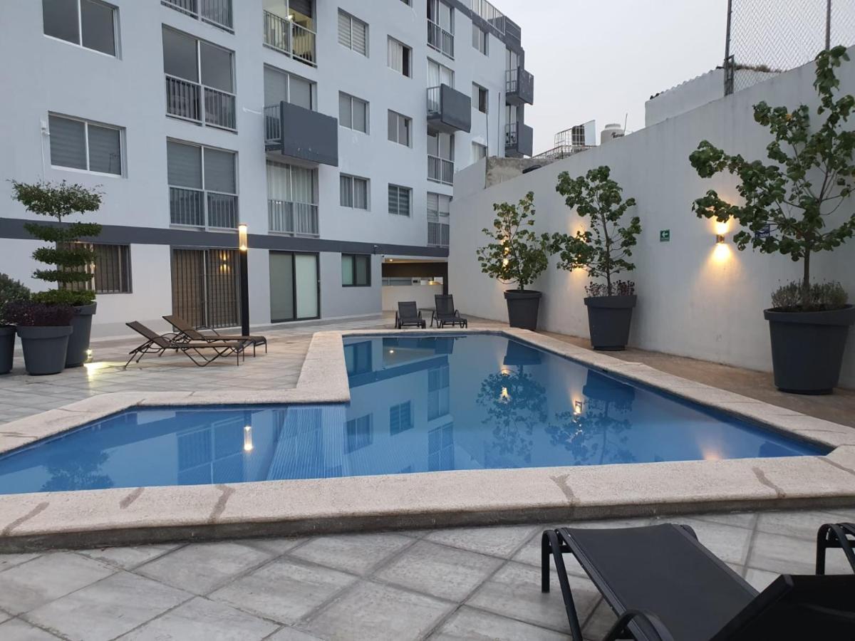 Departamento Nuevo Y Centrico Con Ambiente Familiar En Guadalajara Lägenhet Exteriör bild